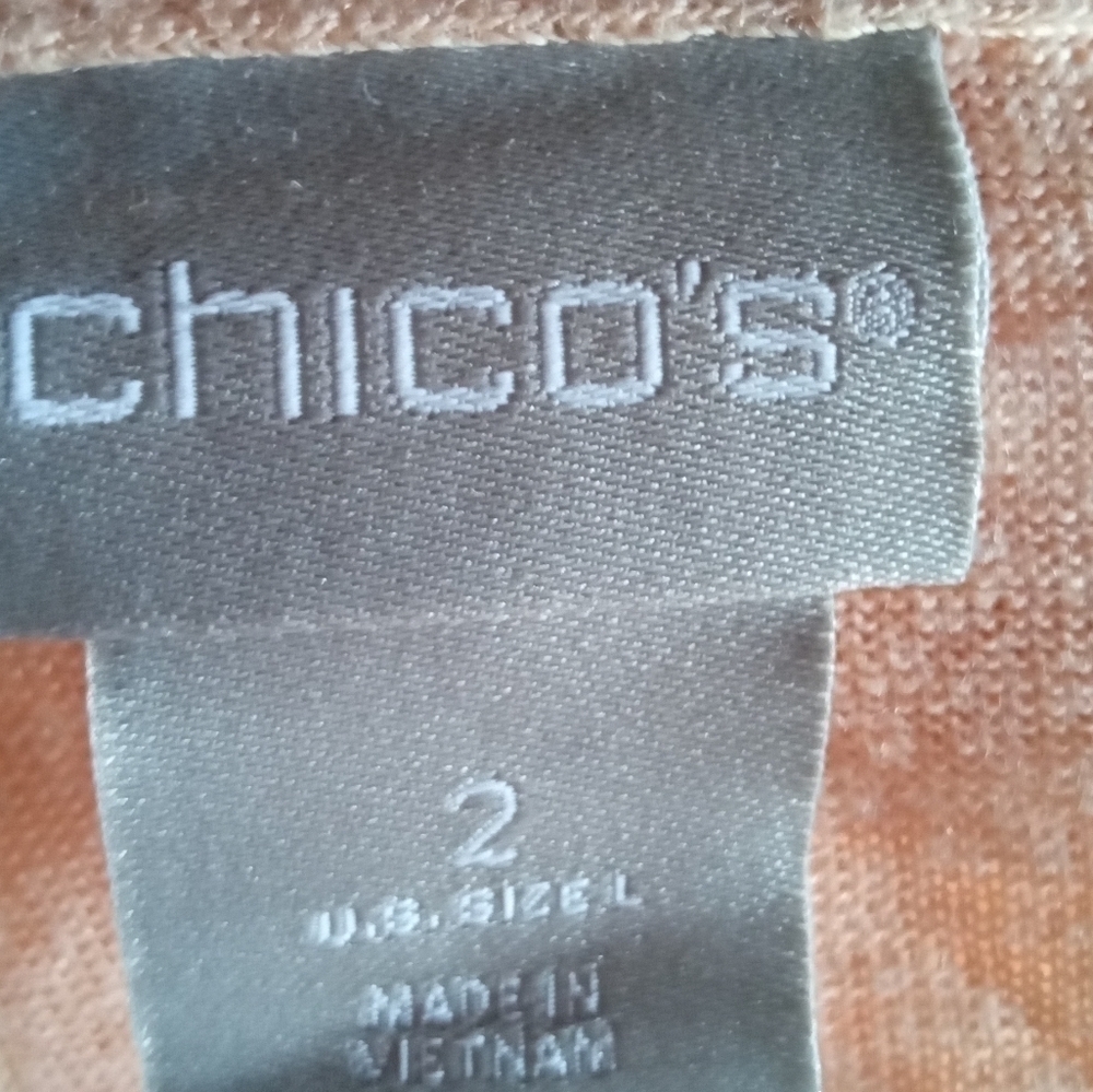 Chico's women's top size 2 new with tags orange - Picture 2 of 4